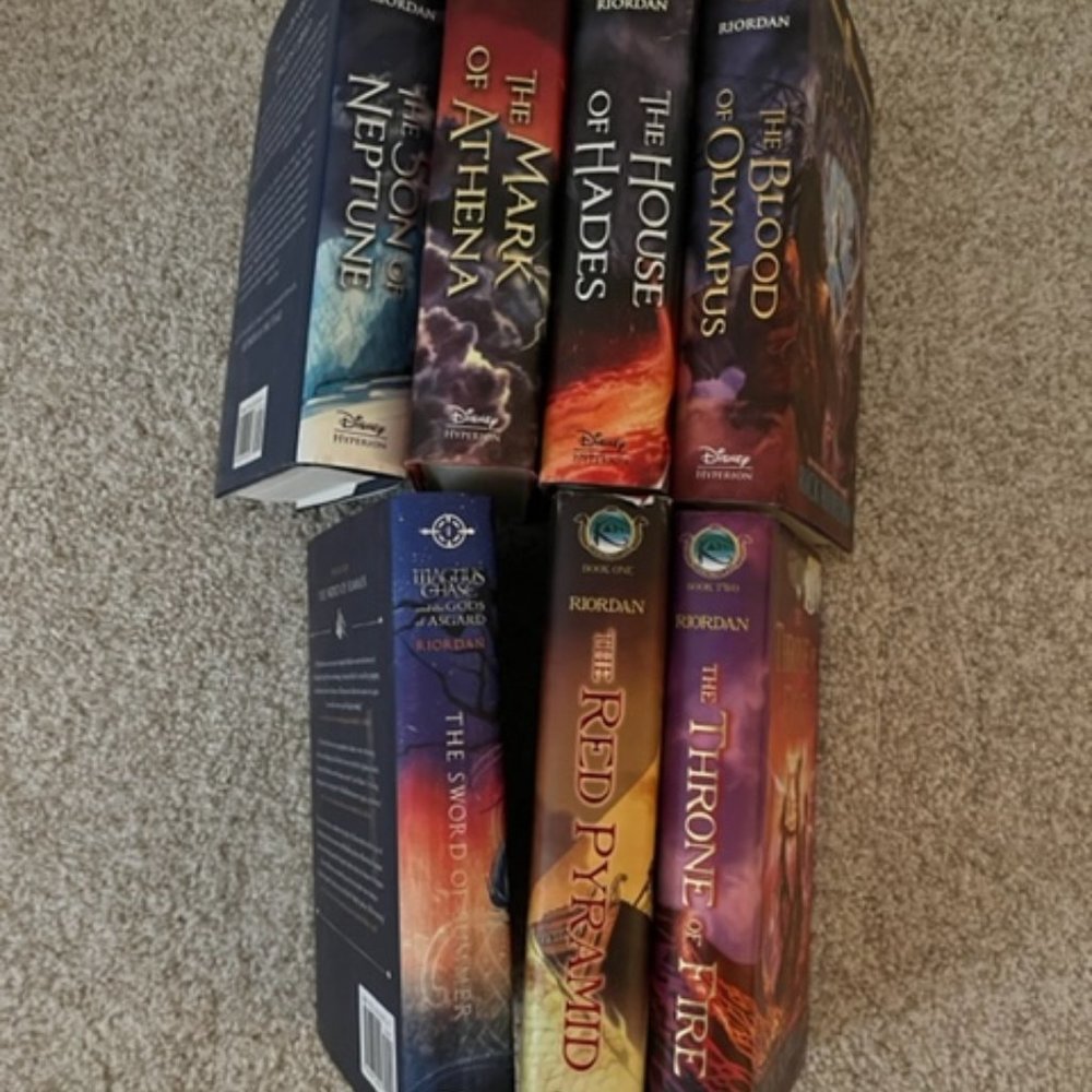 Rick Riordan hardback book set - Picture 2 of 2